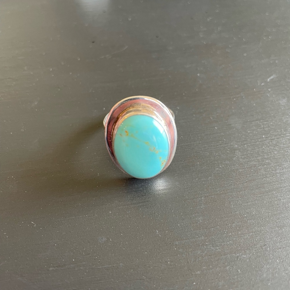 Sterling silver turquoise ring